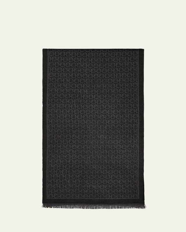 Sr The Gancini Wool Scarf